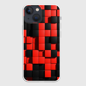 Чехол для iPhone 13 mini с принтом КУБИКИ 3D в Новосибирске,  |  | abstract | abstraction | geometry | line | pattern | psy | абстрактный | абстракция | геометрия | краски | кубики | линии | неоновые | неоновый | психоделика | текстура