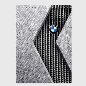 Скетчбук с принтом BMW в Новосибирске, 100% бумага
 | 48 листов, плотность листов — 100 г/м2, плотность картонной обложки — 250 г/м2. Листы скреплены сверху удобной пружинной спиралью | bmw | germany | metal | prestige | бмв | германия | металл | престиж