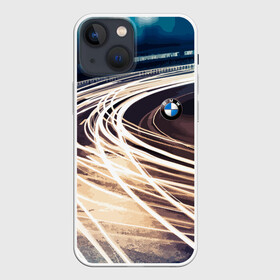 Чехол для iPhone 13 mini с принтом BMW в Новосибирске,  |  | bmw | extreme | germany | highway | prestige | speed | track | turn | бмв | германия | поворот | престиж | скорость | трасса | шоссе | экстрим