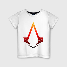 Детская футболка хлопок с принтом Assassins Creed в Новосибирске, 100% хлопок | круглый вырез горловины, полуприлегающий силуэт, длина до линии бедер | cinematic | gameplay | pc | ps4 | trailer | ubisoft | valhalla | прохождение