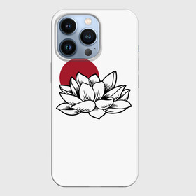 Чехол для iPhone 13 Pro с принтом КУВШИНКА НИМФЕЯ | WATER LILY (Z) в Новосибирске,  |  | japan | nymphaea | water lily | асихара но накацукуни | водная лилия | государство япония | кувшинка | куколка | нимфея | ниппон | нихон | ооясимагуни | страна восходящего солнца | традиции | традиция | цветы