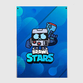 Постер с принтом virus 8 bit brawl stars Blue в Новосибирске, 100% бумага
 | бумага, плотность 150 мг. Матовая, но за счет высокого коэффициента гладкости имеет небольшой блеск и дает на свету блики, но в отличии от глянцевой бумаги не покрыта лаком | 8 | 8 bit | 8 бит | 8бит | brawl | brawl stars | brawlstars | brawl_stars | jessie | бравл | бравлстарс