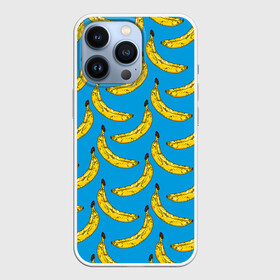 Чехол для iPhone 13 Pro с принтом Go Bananas в Новосибирске,  |  | food | fruits | банан | бананчики | бананы | вкусняшки | десерт | джунгли | еда | летний | лето | море | обезьяна | овощи | океан | острова | отдых | отпуск | пальмы | плоды | пляж | природа | рай | сладкие