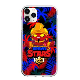 Чехол для iPhone 11 Pro матовый с принтом virus 8 bit brawl stars Blue в Новосибирске, Силикон |  | 