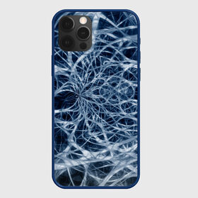Чехол для iPhone 12 Pro с принтом Нервная система в Новосибирске, силикон | область печати: задняя сторона чехла, без боковых панелей | big picture | exclusive merch | картинки | клетки | линии | мозг | нейроны | прикольные | пульс | сеть | текстуры | точки | тренды | узоры
