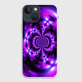 Чехол для iPhone 13 mini с принтом НЕОНОВЫЙ ФРАКТАЛ в Новосибирске,  |  | abstract | abstraction | geometry | psy | абстрактный | абстракция | геометрия | краски | неоновые | неоновый | психоделика | текстуры