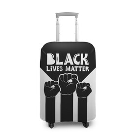 Чехол для чемодана 3D с принтом Black lives matter | BLM (Z) в Новосибирске, 86% полиэфир, 14% спандекс | двустороннее нанесение принта, прорези для ручек и колес | derek chauvin | george floyd | thomas lane | активисты | афро | дерек шовин | джордж флойд | жизни чёрных важны | надпись | общественное движение | текст | томас лэйн | трэйвон мартина | ту тао