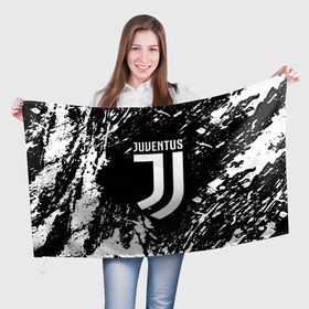 Флаг 3D с принтом JUVENTUS / ЮВЕНТУС в Новосибирске, 100% полиэстер | плотность ткани — 95 г/м2, размер — 67 х 109 см. Принт наносится с одной стороны | cr7 | fc juventus | football | juve | juventus | ronaldo | sport | роналдо | спорт | футбол | ювентус