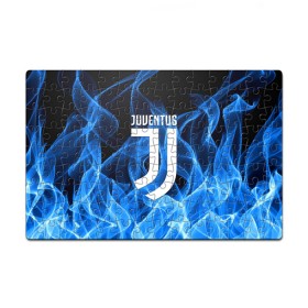 Пазл магнитный 126 элементов с принтом JUVENTUS / ЮВЕНТУС в Новосибирске, полимерный материал с магнитным слоем | 126 деталей, размер изделия —  180*270 мм | cr7 | fc juventus | fire | flame | football | juve | juventus | ronaldo | sport | огонь | пламя | роналдо | спорт | футбол | ювентус