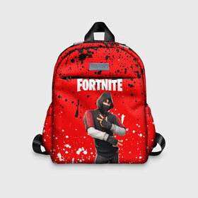 Детский рюкзак 3D с принтом FORTNITE IKONIK. в Новосибирске, 100% полиэстер | лямки с регулируемой длиной, сверху петелька, чтобы рюкзак можно было повесить на вешалку. Основное отделение закрывается на молнию, как и внешний карман. Внутри дополнительный карман. По бокам два дополнительных кармашка | archetype | fortnite | fortnite 2 | fortnite x | ikonik | marshmello | raven | архетип | ворон | иконик | маршмелло | фортнайт | фортнайт 2 | фортнайт глава 2