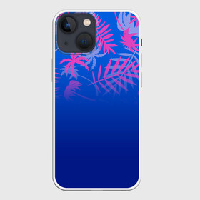 Чехол для iPhone 13 mini с принтом ТРОПИКИ. в Новосибирске,  |  | 2020 | summer | tropical | лето | лето2020 | листья | пальмы | тропические пальмы