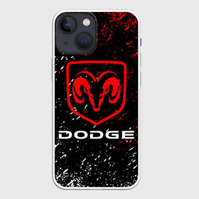 Чехол для iPhone 13 mini с принтом DODGE. в Новосибирске,  |  | Тематика изображения на принте: 2020 | auto | dodge | sport | авто | автомобиль | автомобильные | бренд | додж | марка | машины | спорт