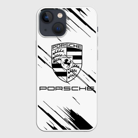 Чехол для iPhone 13 mini с принтом PORSCHE. в Новосибирске,  |  | Тематика изображения на принте: 2020 | auto | porsche | sport | авто | автомобиль | автомобильные | бренд | марка | машины | порше | спорт