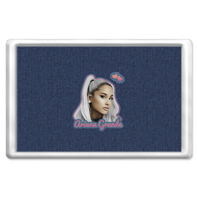 Магнит 45*70 с принтом Ariana Grande Jeans в Новосибирске, Пластик | Размер: 78*52 мм; Размер печати: 70*45 | ariana grande | grande | heart | jeans | pink | team | ариана гранде | гранде | джинса | джинсовый | джинсы | для фанатов | надпись | попса | розовый | сердечки | синий | текстура | фанатам