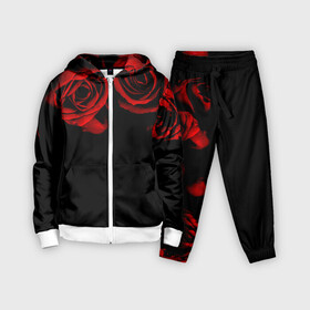 Детский костюм 3D с принтом Готика в Новосибирске,  |  | black | flowers | red | rose | rozario | vampire | алые | бутоны | вампир | винтаж | готический | красныерозы | кровь | лепестки | летний | лето | ночь | природа | растения | роза | розочка | розы | рок | темный | узор