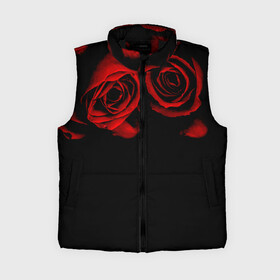 Женский жилет утепленный 3D с принтом Готика в Новосибирске,  |  | black | flowers | red | rose | rozario | vampire | алые | бутоны | вампир | винтаж | готический | красныерозы | кровь | лепестки | летний | лето | ночь | природа | растения | роза | розочка | розы | рок | темный | узор