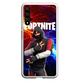 Чехол для Honor 20 с принтом FORTNITE x IKONIK ФОРТНАЙТ ИКОНИК в Новосибирске, Силикон | Область печати: задняя сторона чехла, без боковых панелей | deadmau5 | fortnite | fortnite 2 | fortnite x маршмелло | ikonik | marshmello | ninja | ninja streamer | raven | travis scott | ворон | иконик | ниндзя | пили | рейвен | трэвис скотт | фортнайт