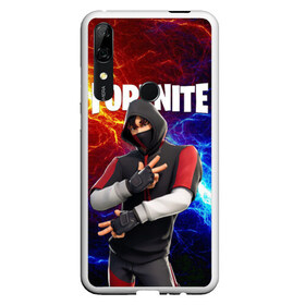 Чехол для Honor P Smart Z с принтом FORTNITE x IKONIK ФОРТНАЙТ ИКОНИК в Новосибирске, Силикон | Область печати: задняя сторона чехла, без боковых панелей | Тематика изображения на принте: deadmau5 | fortnite | fortnite 2 | fortnite x маршмелло | ikonik | marshmello | ninja | ninja streamer | raven | travis scott | ворон | иконик | ниндзя | пили | рейвен | трэвис скотт | фортнайт