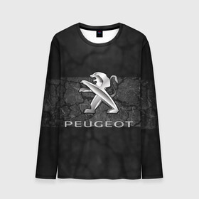 Мужской лонгслив 3D с принтом PEUGEOT. в Новосибирске, 100% полиэстер | длинные рукава, круглый вырез горловины, полуприлегающий силуэт | abstract | auto | brand | car | geometry | peugeot | sport | texture | абстракция | авто | автомобильные | бренд | геометрия | классика | машины | модные | пежо | спорт | стиль | текстура