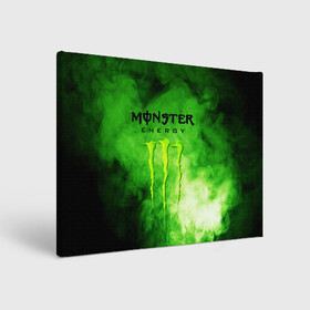 Холст прямоугольный с принтом MONSTER ENERGY в Новосибирске, 100% ПВХ |  | brend | green | monster energy | андреналин | бренд | зеленый | логотип | монстр | напиток | энергетик | энергия