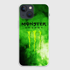 Чехол для iPhone 13 mini с принтом MONSTER ENERGY в Новосибирске,  |  | brend | green | monster energy | андреналин | бренд | зеленый | логотип | монстр | напиток | энергетик | энергия