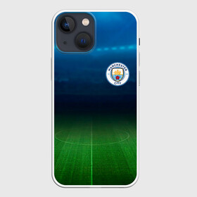 Чехол для iPhone 13 mini с принтом MANCHESTER CITY. в Новосибирске,  |  | fc | football | football club | manchester city fc | sport | английский футбольный клуб | манчестер | манчестер сити | спорт | спортивный клуб | уефа | униформа | фирменные цвета | фк | футбол | футбольный клуб