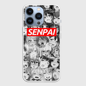 Чехол для iPhone 13 Pro с принтом SENPAI | СЕНПАЙ в Новосибирске,  |  | ahegao | kawai | kowai | oppai | otaku | senpai | sugoi | waifu | yandere | ахегао | ковай | отаку | семпай | сенпай | сэмпай | яндере