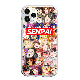 Чехол для iPhone 11 Pro Max матовый с принтом SENPAI СЕНПАЙ в Новосибирске, Силикон |  | ahegao | kawai | kowai | oppai | otaku | senpai | sugoi | waifu | yandere | ахегао | ковай | отаку | семпай | сенпай | сэмпай | яндере