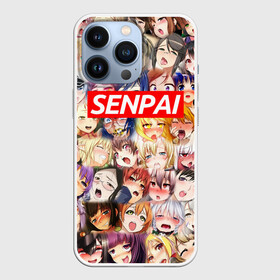 Чехол для iPhone 13 Pro с принтом SENPAI | СЕНПАЙ в Новосибирске,  |  | ahegao | kawai | kowai | oppai | otaku | senpai | sugoi | waifu | yandere | ахегао | ковай | отаку | семпай | сенпай | сэмпай | яндере