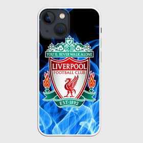 Чехол для iPhone 13 mini с принтом LIVERPOOL | ЛИВЕРПУЛЬ в Новосибирске,  |  | lfc | liverpool | sport | ynwa | ливерпуль | лфк | спорт