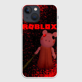 Чехол для iPhone 13 mini с принтом Roblox piggy Свинка Пигги. в Новосибирске,  |  | game | gamer | logo | minecraft | piggi | roblox | simulator | игра | конструктор | лого | пигги | свинья | симулятор | строительство | фигура