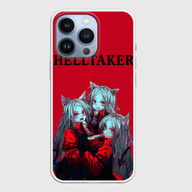 Чехол для iPhone 13 Pro с принтом HELLTAKER в Новосибирске,  |  | anime | azazel | beelzebub | cerberus | helltaker | judgement | justice | lucifer | malina | modeus | pandemonica | zdrada | аниме | здрада | люцифер | малина | модеус | пандемоника | правосудие | справедливость | хеллтейкер