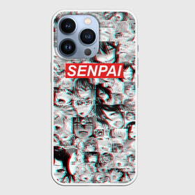 Чехол для iPhone 13 Pro с принтом SENPAI СЕНПАИ в Новосибирске,  |  | ahegao | anime | kawai | kowai | oppai | otaku | senpai | sugoi | waifu | yandere | аниме | ахегао | ковай | культура | отаку | семпай | сенпай | тренд | яндере