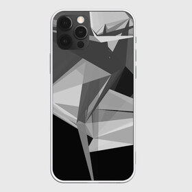 Чехол для iPhone 12 Pro Max с принтом Camo - Black & White в Новосибирске, Силикон |  | Тематика изображения на принте: abstract | abstraction | color | geometry | polygon | polygonal | абстракция | геометрия | полигоны | психоделика