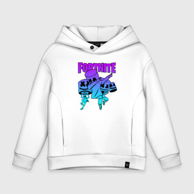 Детское худи Oversize хлопок с принтом FORTNITE x MARSHMELLO DAB в Новосибирске, френч-терри — 70% хлопок, 30% полиэстер. Мягкий теплый начес внутри —100% хлопок | боковые карманы, эластичные манжеты и нижняя кромка, капюшон на магнитной кнопке | Тематика изображения на принте: deadmau5 | fortnite | fortnite 2 | fortnite x маршмелло | ikonik | marshmello | ninja | ninja streamer | raven | travis scott | ворон | иконик | ниндзя | пили | рейвен | трэвис скотт | фортнайт