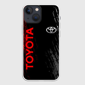 Чехол для iPhone 13 mini с принтом TOYOTA. в Новосибирске,  |  | Тематика изображения на принте: 2020 | auto | sport | toyota | авто | автомобиль | автомобильные | бренд | марка | машины | спорт | тойота