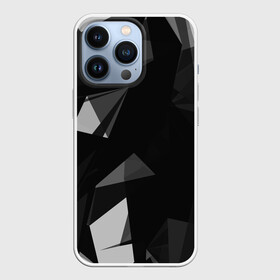 Чехол для iPhone 13 Pro с принтом Camo   Black  White в Новосибирске,  |  | abstract | abstraction | color | geometry | polygon | polygonal | абстракция | геометрия | полигоны | психоделика