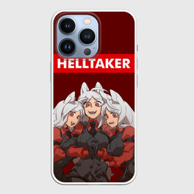 Чехол для iPhone 13 Pro с принтом HELLTAKER в Новосибирске,  |  | Тематика изображения на принте: anime | azazel | beelzebub | cerberus | hell | helltaker | justice | lucifer | malina | modeus | pandemonica | zdrada | ад | аниме | демон | демонесса | здрада | люцифер | малина | модеус | пандемоника | правосудие | хеллтейкер | хент