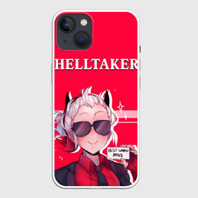 Чехол для iPhone 13 с принтом Helltaker ярко красный в Новосибирске,  |  | anime | azazel | beelzebub | cerberus | hell | helltaker | justice | lucifer | malina | modeus | pandemonica | zdrada | ад | аниме | демон | демонесса | здрада | люцифер | малина | модеус | пандемоника | правосудие | хеллтейкер | хент