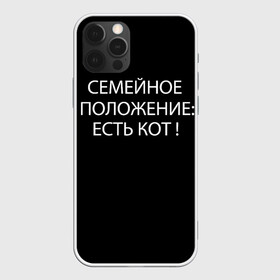 Чехол для iPhone 12 Pro с принтом Есть кот в Новосибирске, силикон | область печати: задняя сторона чехла, без боковых панелей | Тематика изображения на принте: да | есть кот | замуж | кот | котейка | котик | котэ | мем | мяу | настроение | не хочу | нет | пора жениться | прикол | свадьба | сватовство | семейное положение | хочу