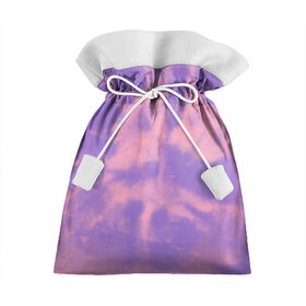 Подарочный 3D мешок с принтом Фиолетовый ТАЙ ДАЙ в Новосибирске, 100% полиэстер | Размер: 29*39 см | summer | tie dye | акварель | лето | разноцветная | тай дай | тайдай | фиолетовый тай дай | яркая