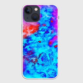 Чехол для iPhone 13 mini с принтом ABSTRACTION COLORS в Новосибирске,  |  | abstraction | watercolor | абстракция красок | акварель | брызги красок | живопись | краска | потертость красок | размытые краски | текстуры | яркие краски