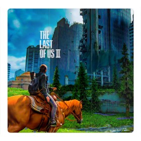 Магнитный плакат 3Х3 с принтом The Last of Us Part II в Новосибирске, Полимерный материал с магнитным слоем | 9 деталей размером 9*9 см | ellie | the last of us part ii | один из нас часть 2 | постапокалипсис | элли