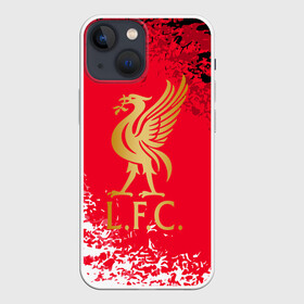 Чехол для iPhone 13 mini с принтом LIVERPOOL. в Новосибирске,  |  | lfc | liverpool | sport | ynwa | ливерпуль | лфк | спорт