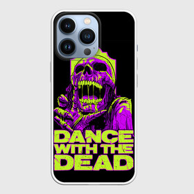 Чехол для iPhone 13 Pro с принтом DANCE WITH THE DEAD в Новосибирске,  |  | dance with | dance with the dead | rock | the dead | музыка | рок