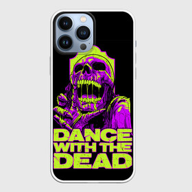 Чехол для iPhone 13 Pro Max с принтом DANCE WITH THE DEAD в Новосибирске,  |  | dance with | dance with the dead | rock | the dead | музыка | рок