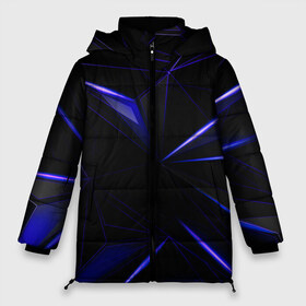 Женская зимняя куртка 3D с принтом HEXAGON BLUE в Новосибирске, верх — 100% полиэстер; подкладка — 100% полиэстер; утеплитель — 100% полиэстер | длина ниже бедра, силуэт Оверсайз. Есть воротник-стойка, отстегивающийся капюшон и ветрозащитная планка. 

Боковые карманы с листочкой на кнопках и внутренний карман на молнии | armour | army | neon | армия | броник | броня | доспехи | жилет | зеленая | камуфляж | косплей | костюм | линии | мрачный | неон | подарок | полосы | светлый | текстура | темный | чб | щит | яркий