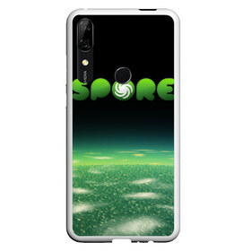 Чехол для Honor P Smart Z с принтом Spore Green (Z) в Новосибирске, Силикон | Область печати: задняя сторона чехла, без боковых панелей | Тематика изображения на принте: creepy cute | ea | electronic arts | maxis | spore | spore hero | ангелоид | генирал фауст | гудра | жуткие и милые | империя эсти | маасари | мухоид | племя | ролевая игра | рыба бегун | симулятор бога | сирено головый