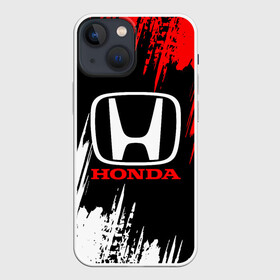 Чехол для iPhone 13 mini с принтом HONDA. в Новосибирске,  |  | Тематика изображения на принте: 2020 | auto | honda | sport | авто | автомобиль | автомобильные | бренд | марка | машины | спорт | хонда