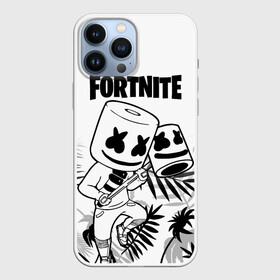 Чехол для iPhone 13 Pro Max с принтом FORTNITE MARSHMELLO. в Новосибирске,  |  | Тематика изображения на принте: archetype | fortnite | fortnite x | game | ikonik | marshmello | raven | архетип | ворон | игра | иконик | маршмелло | фортнайт